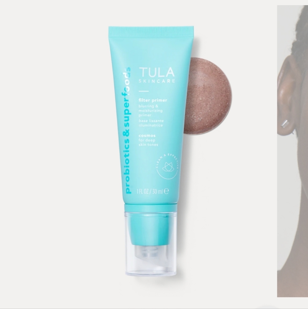 FREE New Tula Filter Primer in Cosmo For Deep Skin tones